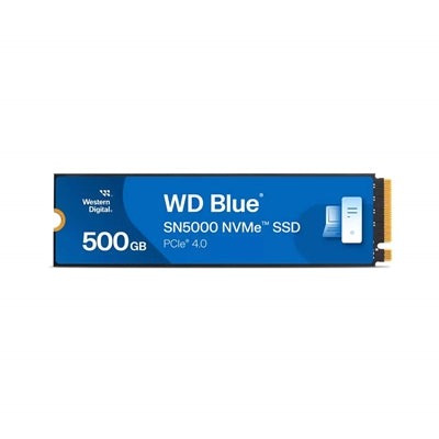 WD Blue SN5000 500GB NVMe SSD - PCIe Gen4 M.2 2280 Internal Drive WD Blue SN5000 500GB NVMe SSD - PCIe Gen4 M.2 2280 Internal Drive
